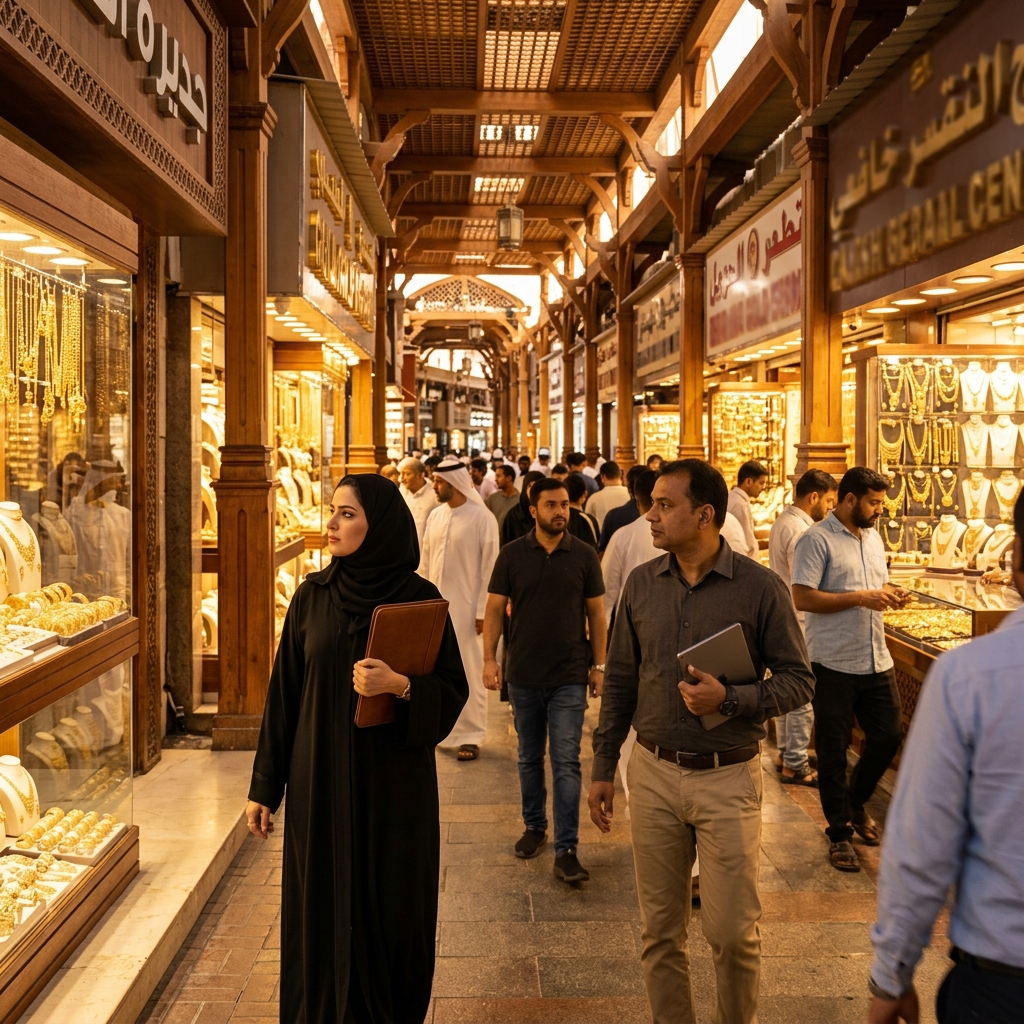 سوق الذهب في الإمارات
